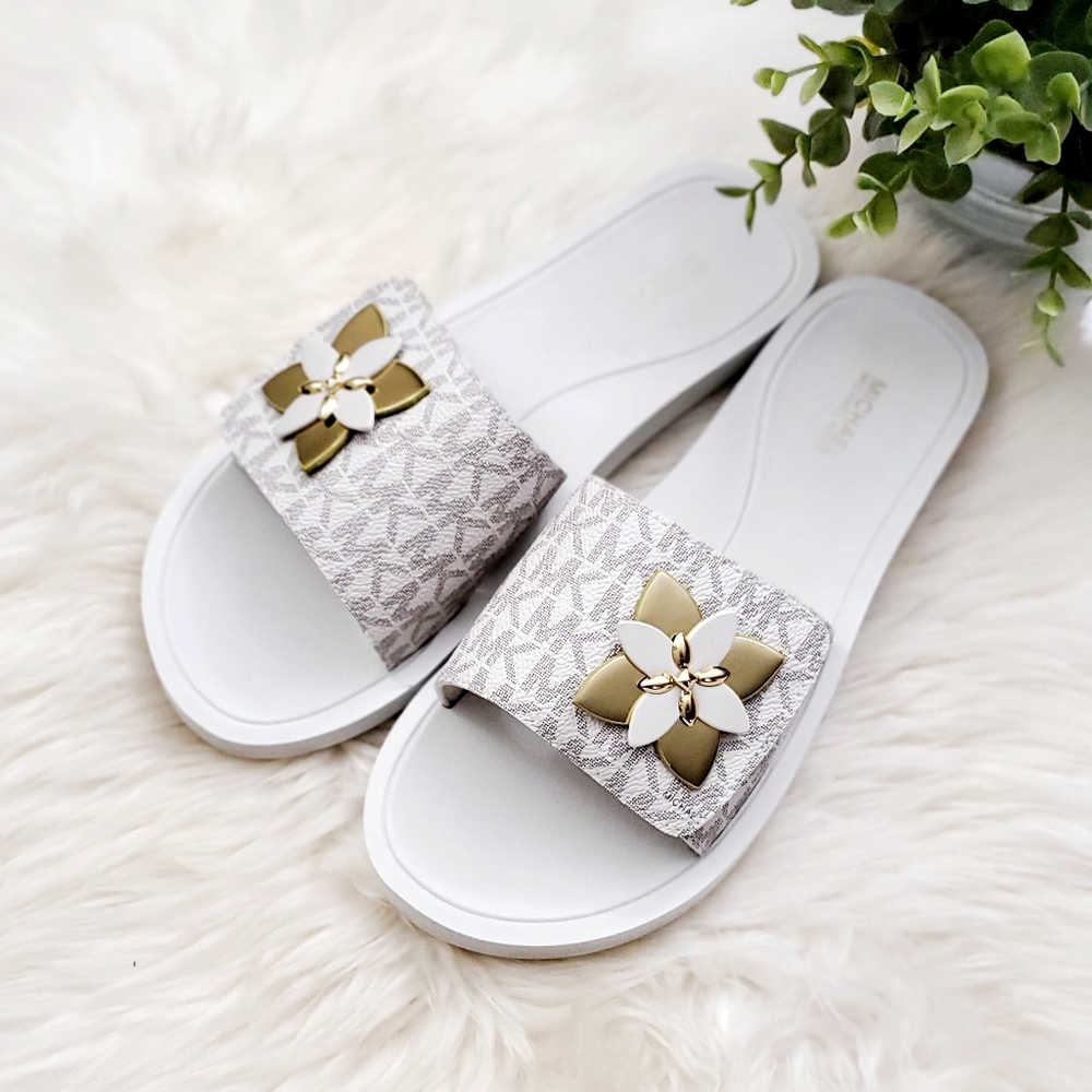 Michael Kors Summer Slide Sandals - Picture 4 of 9